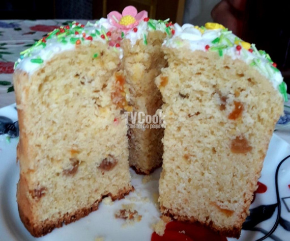 Творожный кулич без дрожжей Творожный кулич без дрожжей