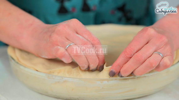 Сибирский рыбный пирог с рисом Сибирский рыбный пирог с рисом