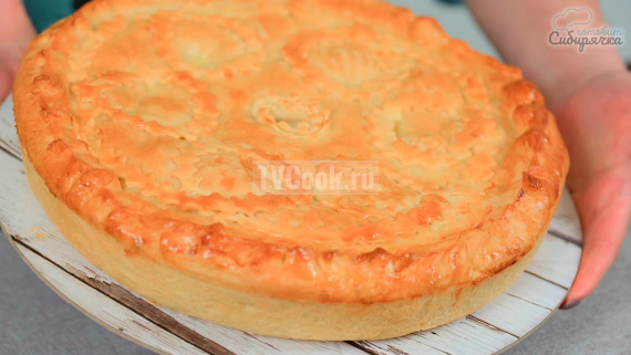 Сибирский рыбный пирог с рисом Сибирский рыбный пирог с рисом