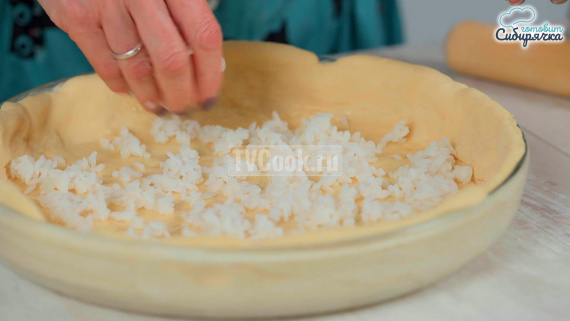 Сибирский рыбный пирог с рисом Сибирский рыбный пирог с рисом