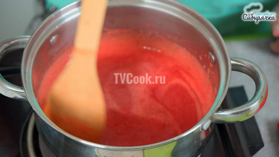 Домашний клубничный зефир Домашний клубничный зефир
