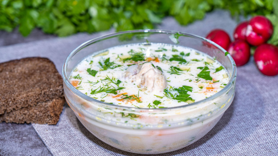 Куриный суп со сливочным сыром и овощами Куриный суп со сливочным сыром и овощами