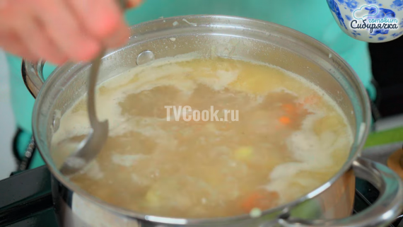 Куриный суп со сливочным сыром и овощами Куриный суп со сливочным сыром и овощами