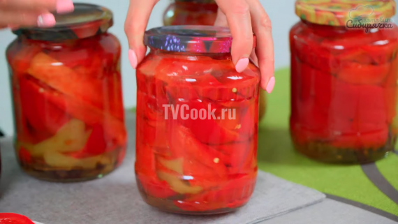 Маринованный болгарский перец полосками на зиму Маринованный болгарский перец полосками на зиму