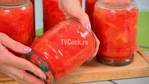 Лечо из помидоров и болгарского перца на зиму Лечо из помидоров и болгарского перца на зиму