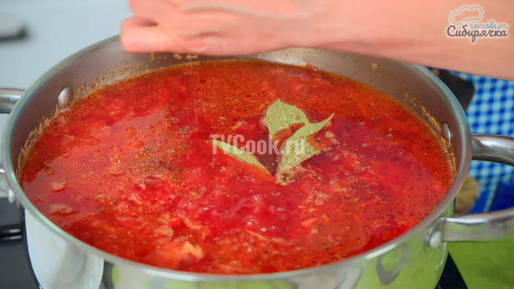 Борщ с говядиной и овощами классический. Борщ с говядиной и овощами классический.