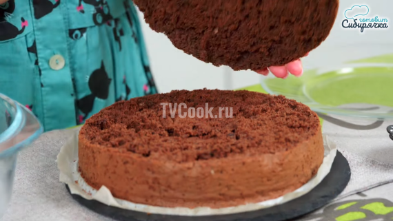 Торт Пьяная вишня с шоколадной глазурью Торт Пьяная вишня с шоколадной глазурью