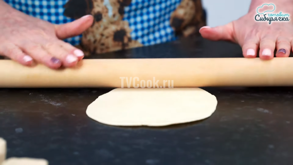 Классические хинкали с мясным фаршем и специями Классические хинкали с мясным фаршем и специями