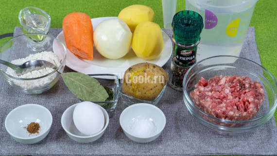 Суп с мясными фрикадельками и клецками по-домашнему Суп с мясными фрикадельками и клецками по-домашнему