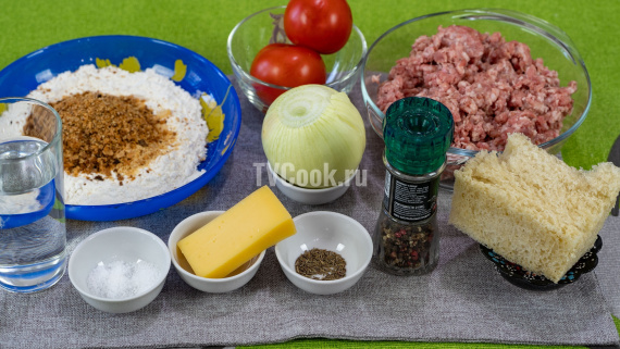 Котлеты из мясного фарша запеченные в духовке Котлеты из мясного фарша запеченные в духовке