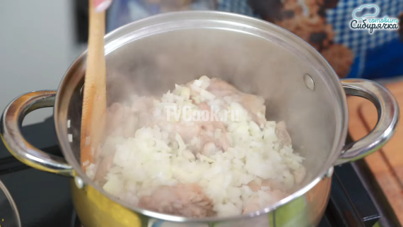Куриный суп с домашней лапшой и специями Куриный суп с домашней лапшой и специями