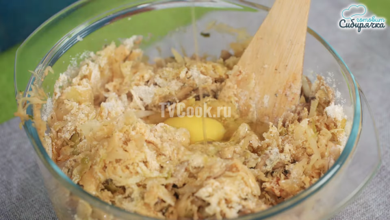 Котлеты из капусты с шампиньонами Котлеты из капусты с шампиньонами