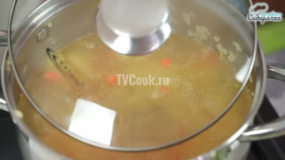 Рыбный суп из консервов сайра с овощами и рисом Рыбный суп из консервов сайра с овощами и рисом