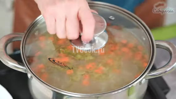 Рыбный суп из консервов сайра с овощами и рисом Рыбный суп из консервов сайра с овощами и рисом