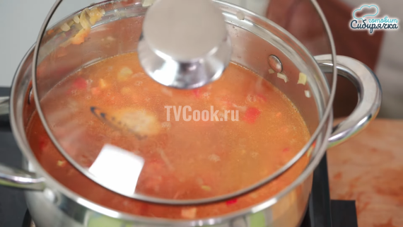Чечевичный суп по турецки с курицей и овощами Чечевичный суп по турецки с курицей и овощами