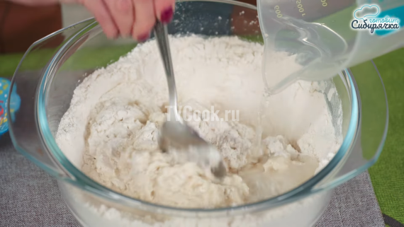 Чебуреки из пресного теста с луком и мясным фаршем Чебуреки из пресного теста с луком и мясным фаршем