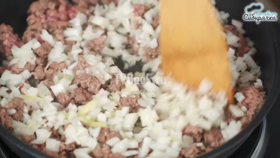 Закрытый мясной пирог с овощами на сметанном тесте Закрытый мясной пирог с овощами на сметанном тесте