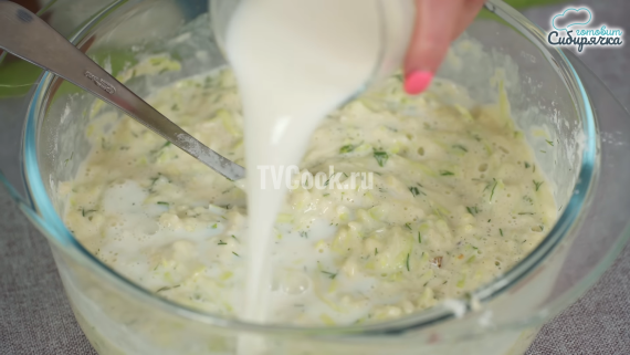 Кабачковые блины с яйцом на молоке Кабачковые блины с яйцом на молоке
