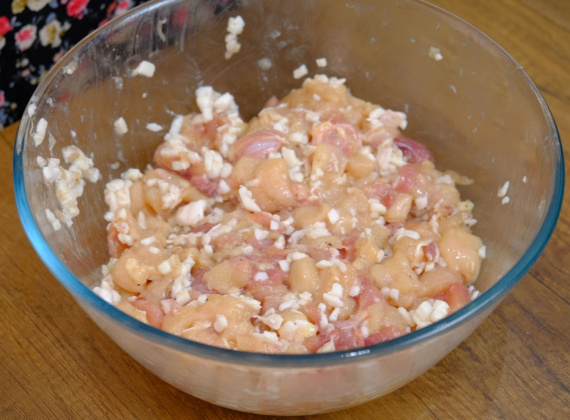 Домашняя колбаса из курицы Домашняя колбаса из курицы