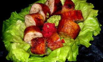 Фаршированные куриные шейки