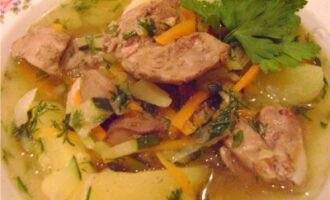 Печень с овощами: традиционный рецепт с куриной печенью