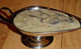 Соус из шампиньонов: пошаговый рецепт