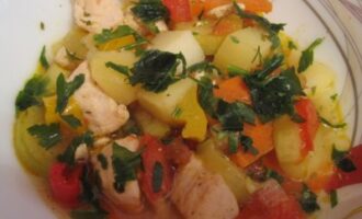 Классическое Рагу из Курицы с Овощами