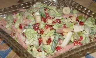Салат с Кукурузой в Початках и Виноградом