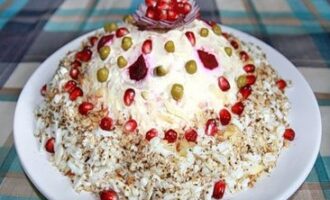 Салат «Шапка Мономаха» — пошаговый рецепт с фото