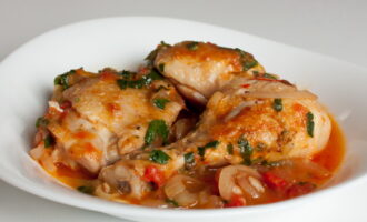 Классическое Чахохбили из Курицы на Сковороде
