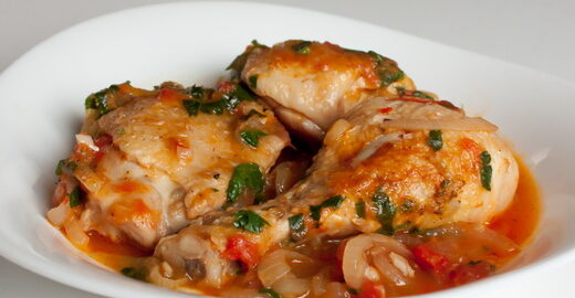 Классическое Чахохбили из Курицы на Сковороде