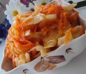 Капуста по-корейски: пошаговый рецепт с маринадом