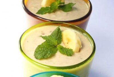 Рецепт бананового мусса с медом