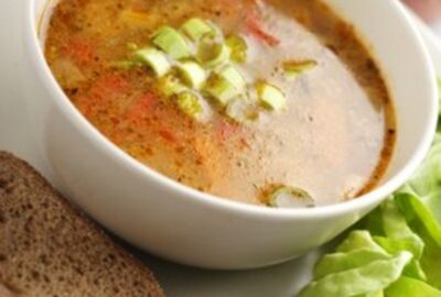 Крестьянский суп с говядиной, бараниной и овощами