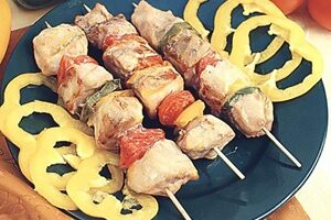 Шашлык из осетра