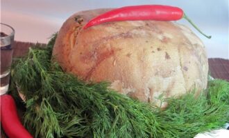 Зельц из свиной головы — домашняя мясная закуска под пресс