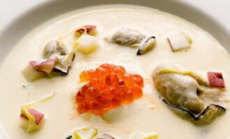 Жаркое с устрицами и икрой