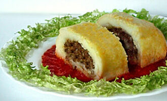 Картофельный рулет