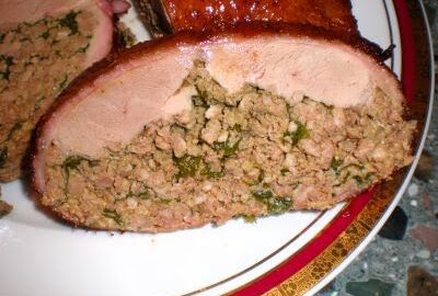 Запеченная фаршированная утка