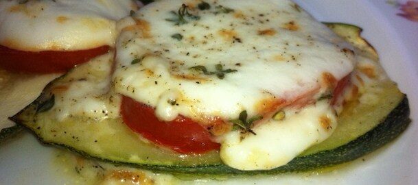 Закуска с кабачками и помидорами
