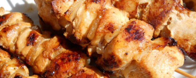Шашлык из свинины в кефире