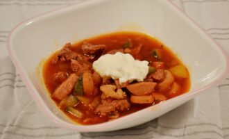 Солянка сборная с картошкой