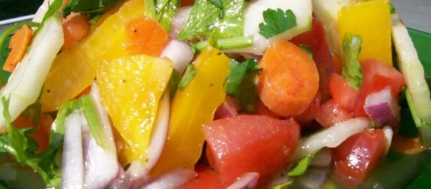 Овощной салат с маслом
