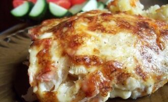 Филе рыбы с картошкой в духовке