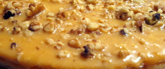 Торт из вафельных коржей со сгущенкой