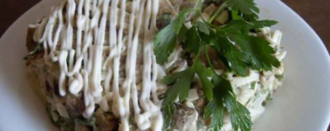 Вкусный салат из баклажанов