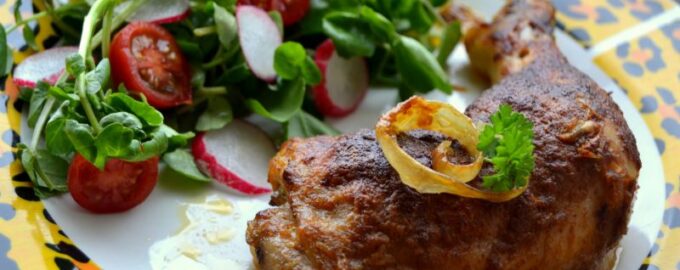 Куриные окорочка с хреном