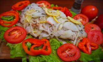 Рыба по-царски запеченная с овощами!