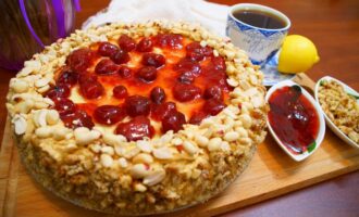 Вкуснейший песочный торт с орехами!