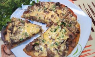 Картофельная пицца на сковороде